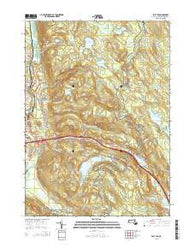 East Lee Massachusetts Current topographic map, 1:24000 scale, 7.5 X 7.5 Minute, Year 2015