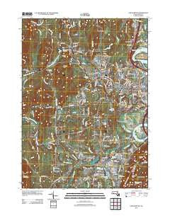 Easthampton Massachusetts Historical topographic map, 1:24000 scale, 7.5 X 7.5 Minute, Year 2012