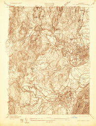 Easthampton Massachusetts Historical topographic map, 1:24000 scale, 7.5 X 7.5 Minute, Year 1935