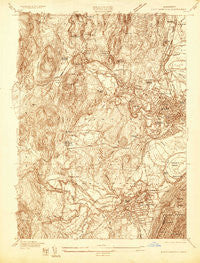 Easthampton Massachusetts Historical topographic map, 1:24000 scale, 7.5 X 7.5 Minute, Year 1935