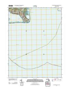 Edgartown OE SE Massachusetts Historical topographic map, 1:24000 scale, 7.5 X 7.5 Minute, Year 2012