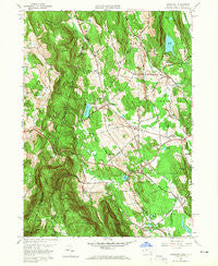 Egremont Massachusetts Historical topographic map, 1:24000 scale, 7.5 X 7.5 Minute, Year 1958