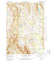 Egremont Massachusetts Historical topographic map, 1:25000 scale, 7.5 X 7.5 Minute, Year 1973
