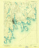 Fairhaven Massachusetts Historical topographic map, 1:62500 scale, 15 X 15 Minute, Year 1893