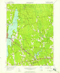 Fall River East Massachusetts Historical topographic map, 1:24000 scale, 7.5 X 7.5 Minute, Year 1951