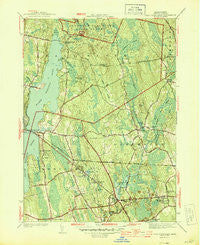 Fall River East Massachusetts Historical topographic map, 1:31680 scale, 7.5 X 7.5 Minute, Year 1944