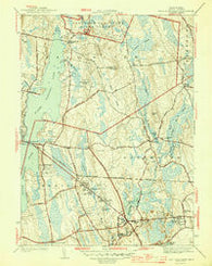 Fall River East Massachusetts Historical topographic map, 1:31680 scale, 7.5 X 7.5 Minute, Year 1944
