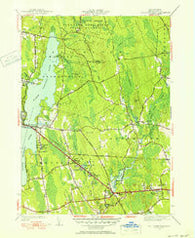Fall River East Massachusetts Historical topographic map, 1:31680 scale, 7.5 X 7.5 Minute, Year 1951