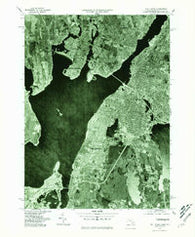 Fall River Massachusetts Historical topographic map, 1:25000 scale, 7.5 X 7.5 Minute, Year 1977