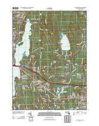 Fall River East Massachusetts Historical topographic map, 1:24000 scale, 7.5 X 7.5 Minute, Year 2012