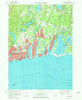 Falmouth Massachusetts Historical topographic map, 1:24000 scale, 7.5 X 7.5 Minute, Year 1972