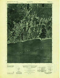 Falmouth Massachusetts Historical topographic map, 1:25000 scale, 7.5 X 7.5 Minute, Year 1949