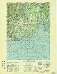 Falmouth Massachusetts Historical topographic map, 1:25000 scale, 7.5 X 7.5 Minute, Year 1948