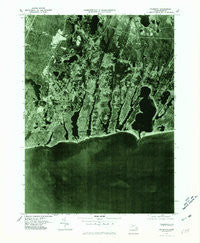 Falmouth Massachusetts Historical topographic map, 1:25000 scale, 7.5 X 7.5 Minute, Year 1977