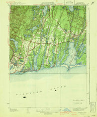 Falmouth Massachusetts Historical topographic map, 1:31680 scale, 7.5 X 7.5 Minute, Year 1941