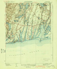 Falmouth Massachusetts Historical topographic map, 1:31680 scale, 7.5 X 7.5 Minute, Year 1941