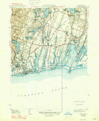 Falmouth Massachusetts Historical topographic map, 1:31680 scale, 7.5 X 7.5 Minute, Year 1941