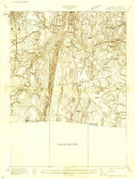 Feeding Hills Massachusetts Historical topographic map, 1:24000 scale, 7.5 X 7.5 Minute, Year 1933