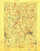 Fitchburg Massachusetts Historical topographic map, 1:62500 scale, 15 X 15 Minute, Year 1893