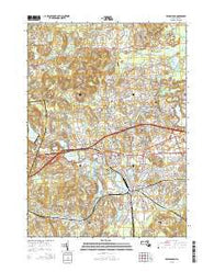 Framingham Massachusetts Current topographic map, 1:24000 scale, 7.5 X 7.5 Minute, Year 2015