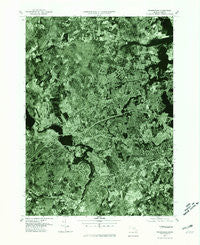 Framingham Massachusetts Historical topographic map, 1:25000 scale, 7.5 X 7.5 Minute, Year 1977