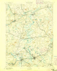 Framingham Massachusetts Historical topographic map, 1:62500 scale, 15 X 15 Minute, Year 1894