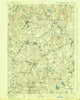 Franklin Massachusetts Historical topographic map, 1:62500 scale, 15 X 15 Minute, Year 1893