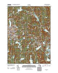 Gardner Massachusetts Historical topographic map, 1:24000 scale, 7.5 X 7.5 Minute, Year 2012