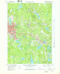 Gardner Massachusetts Historical topographic map, 1:25000 scale, 7.5 X 7.5 Minute, Year 1970