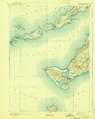 Gay Head Massachusetts Historical topographic map, 1:62500 scale, 15 X 15 Minute, Year 1893