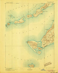 Gay Head Massachusetts Historical topographic map, 1:62500 scale, 15 X 15 Minute, Year 1893