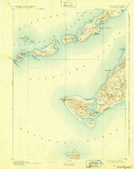 Gay Head Massachusetts Historical topographic map, 1:62500 scale, 15 X 15 Minute, Year 1893