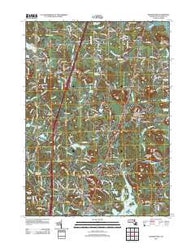 Georgetown Massachusetts Historical topographic map, 1:24000 scale, 7.5 X 7.5 Minute, Year 2012