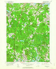Georgetown Massachusetts Historical topographic map, 1:24000 scale, 7.5 X 7.5 Minute, Year 1953