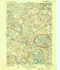 Georgetown Massachusetts Historical topographic map, 1:31680 scale, 7.5 X 7.5 Minute, Year 1944