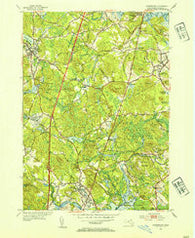 Georgetown Massachusetts Historical topographic map, 1:31680 scale, 7.5 X 7.5 Minute, Year 1953