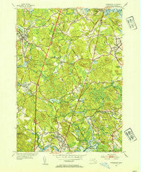 Georgetown Massachusetts Historical topographic map, 1:31680 scale, 7.5 X 7.5 Minute, Year 1953