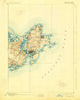 Gloucester Massachusetts Historical topographic map, 1:62500 scale, 15 X 15 Minute, Year 1893