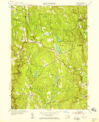 Goshen Massachusetts Historical topographic map, 1:24000 scale, 7.5 X 7.5 Minute, Year 1955