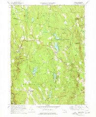 Goshen Massachusetts Historical topographic map, 1:24000 scale, 7.5 X 7.5 Minute, Year 1972