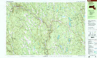 Goshen Massachusetts Historical topographic map, 1:25000 scale, 7.5 X 15 Minute, Year 1997