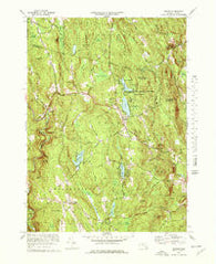 Goshen Massachusetts Historical topographic map, 1:25000 scale, 7.5 X 7.5 Minute, Year 1972