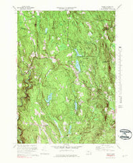 Goshen Massachusetts Historical topographic map, 1:25000 scale, 7.5 X 7.5 Minute, Year 1972