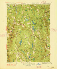 Goshen Massachusetts Historical topographic map, 1:31680 scale, 7.5 X 7.5 Minute, Year 1948