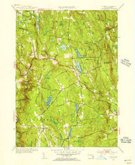Goshen Massachusetts Historical topographic map, 1:31680 scale, 7.5 X 7.5 Minute, Year 1955