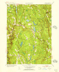 Goshen Massachusetts Historical topographic map, 1:31680 scale, 7.5 X 7.5 Minute, Year 1955