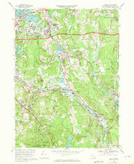 Grafton Massachusetts Historical topographic map, 1:24000 scale, 7.5 X 7.5 Minute, Year 1969