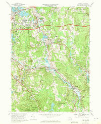 Grafton Massachusetts Historical topographic map, 1:24000 scale, 7.5 X 7.5 Minute, Year 1969