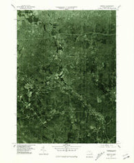Grafton Massachusetts Historical topographic map, 1:25000 scale, 7.5 X 7.5 Minute, Year 1975