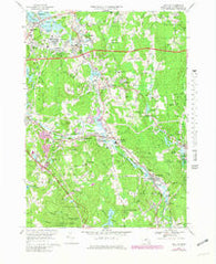 Grafton Massachusetts Historical topographic map, 1:25000 scale, 7.5 X 7.5 Minute, Year 1969